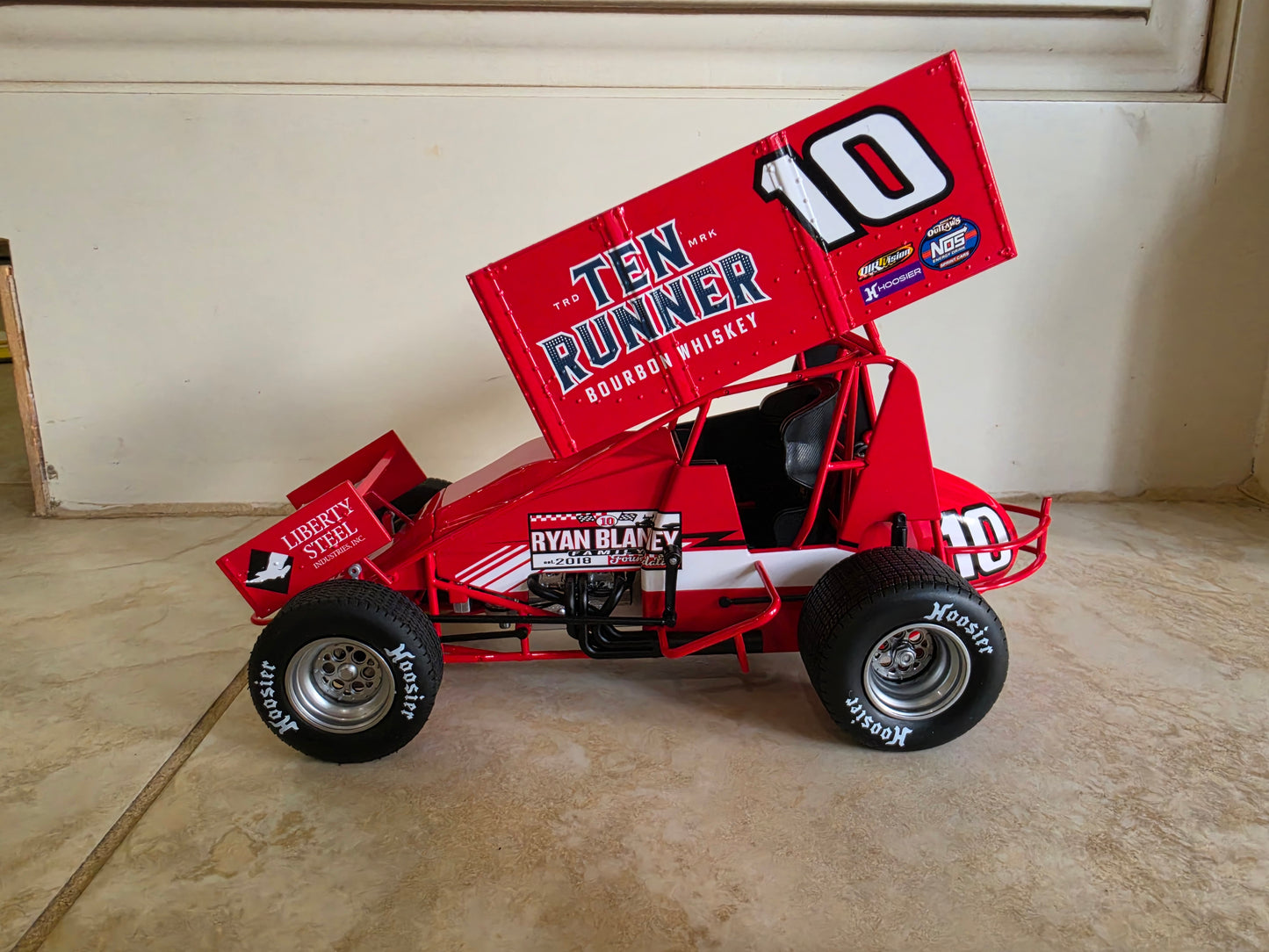 RBFF Ten Runner 1/18th Scale #10 Sprint Car