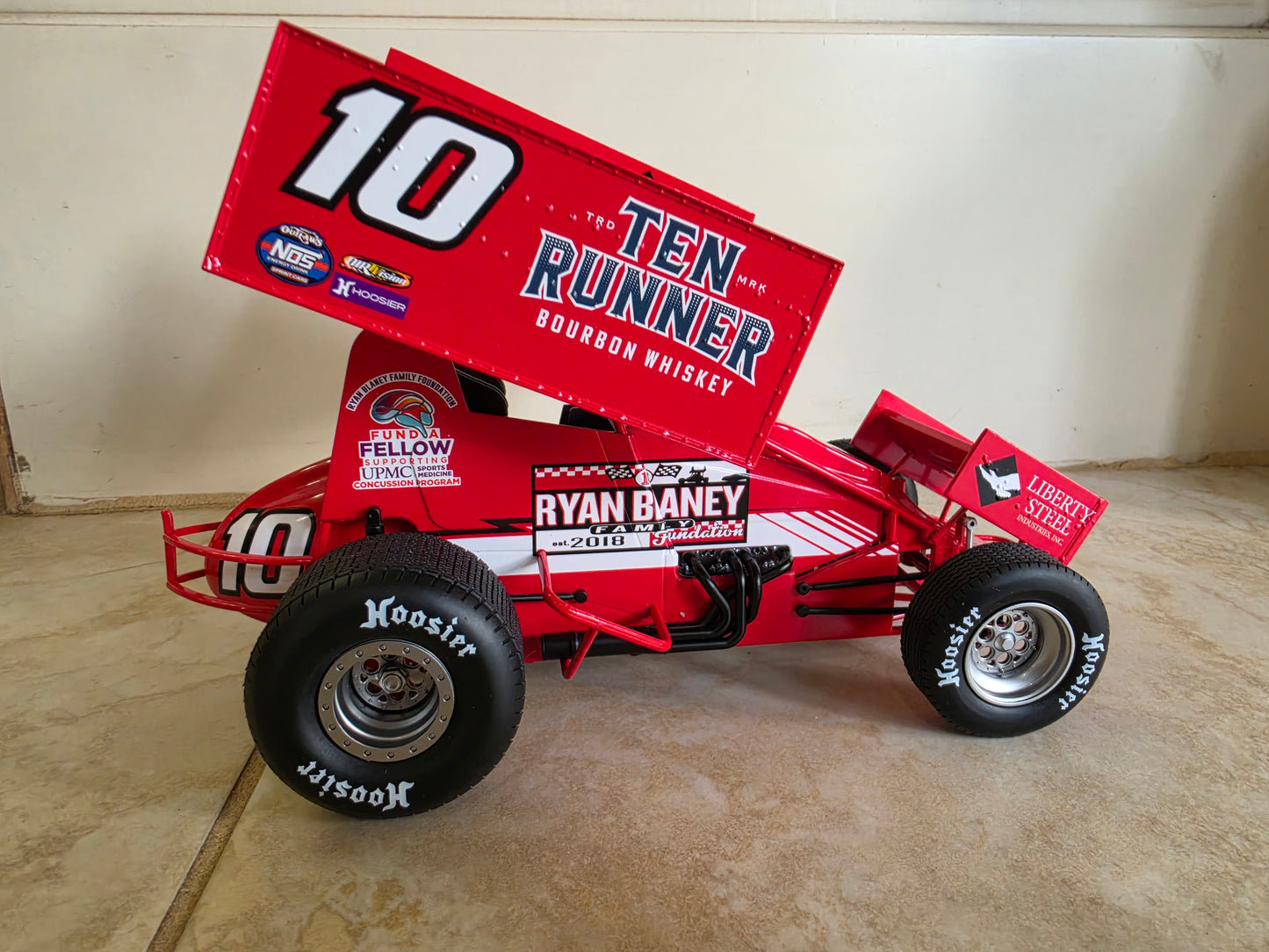 RBFF Ten Runner 1/18th Scale #10 Sprint Car
