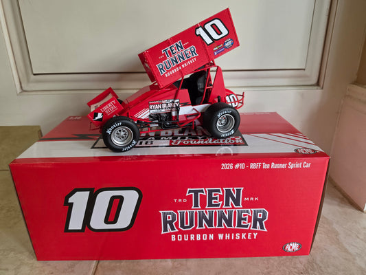 RBFF Ten Runner 1/18th Scale #10 Sprint Car