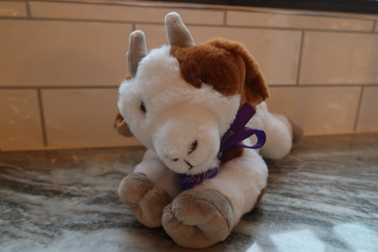 Goat Stuffed Animal w/ Foundation Ribbon