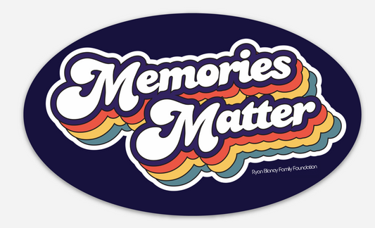 Memories Matter Sticker