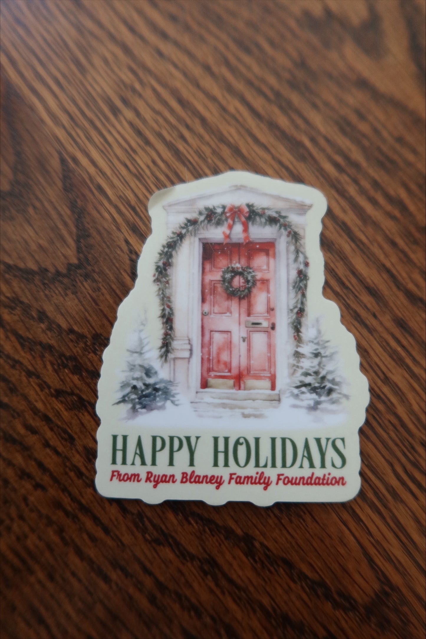 Small Holiday Sticker