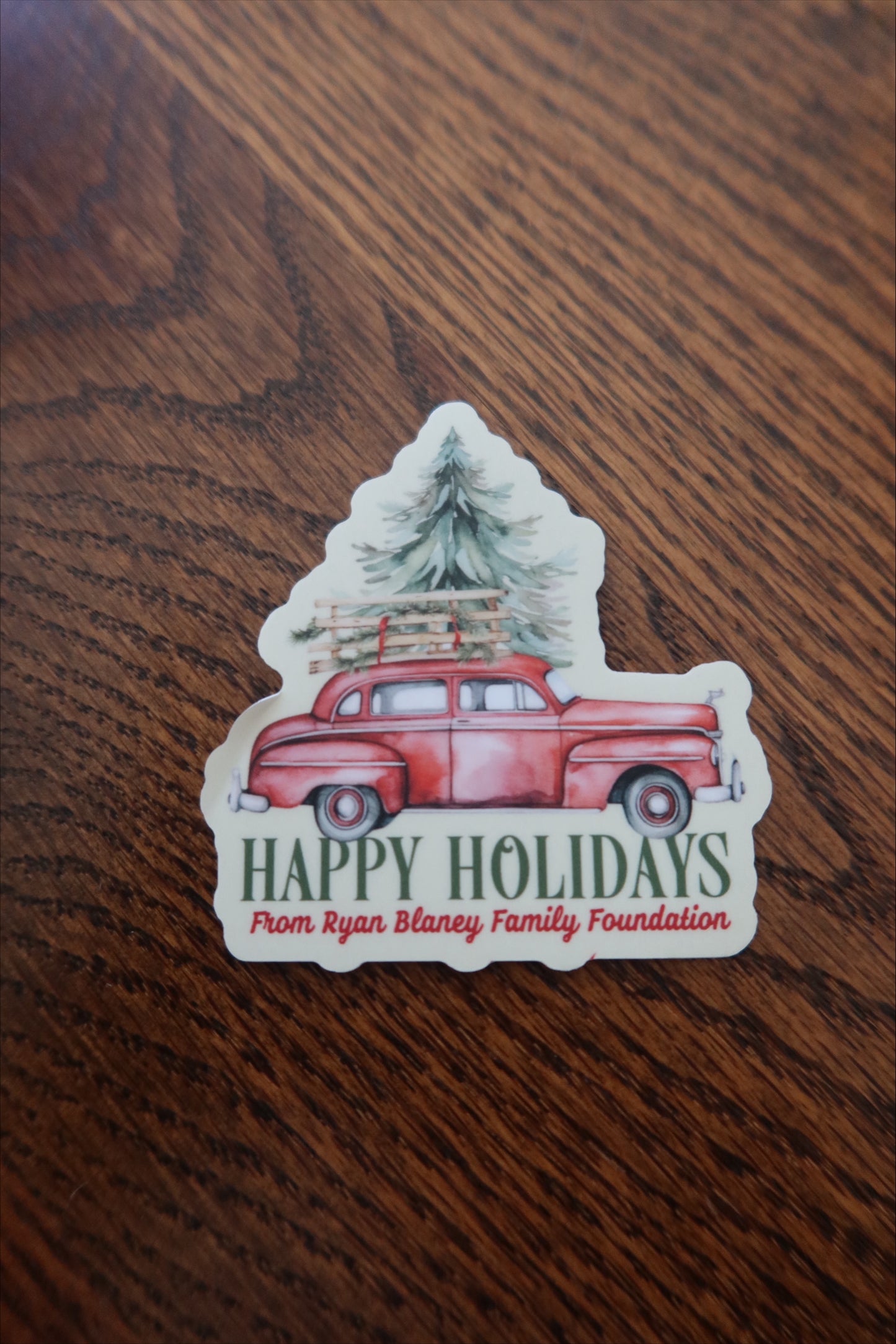 Small Holiday Sticker