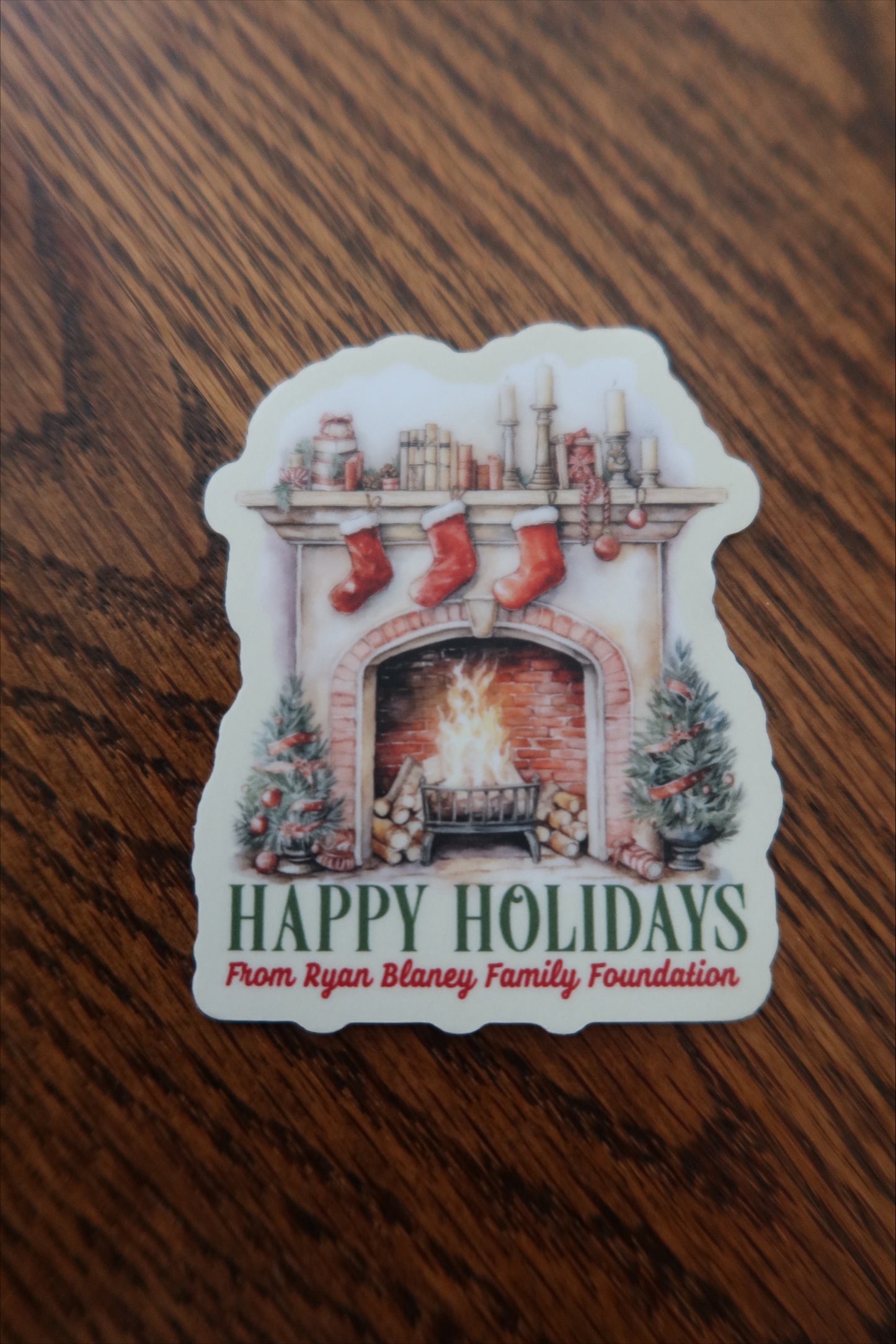 Small Holiday Sticker
